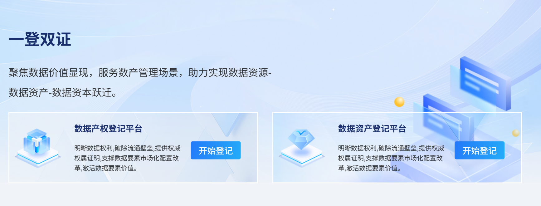 数据登记与数据资产化服务
